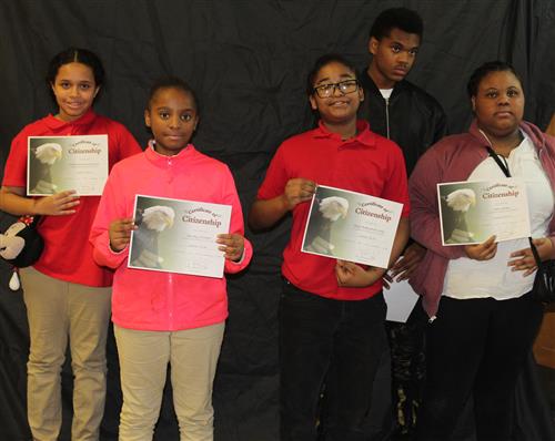 middle school citizenship award winners 